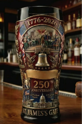 2026 U.S. 250th Anniversary Commemorative Limited Edition Beer glass - Image 2