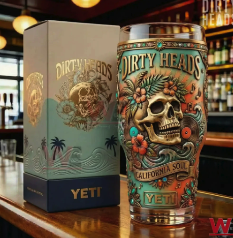 Dirty Heads YETI California Soul 16oz Collectible Beer Glass