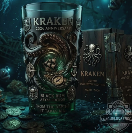 2026 New Top Anniversary The Kraken Collector Edition Custom Beer Glass