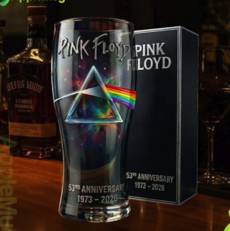 Pink Floyd The Dark Side of the Moon 2026 53rd Anniversary commemorative edition Beer Glass 