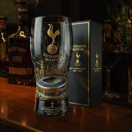 Tottenham Hotspur FC 2026 Anniversary Edition Drinking Glass 1882-2026