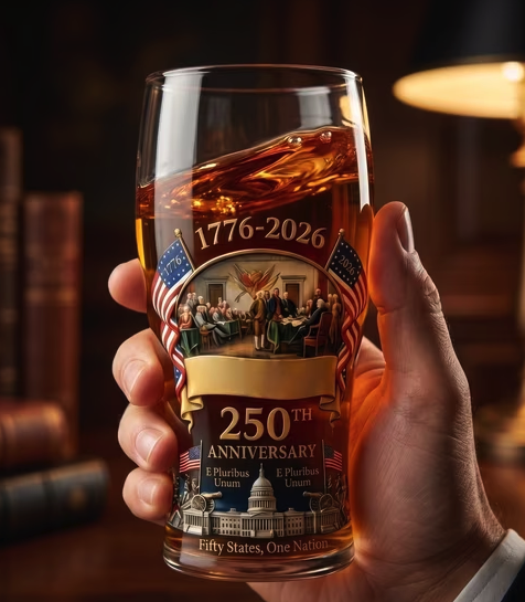 2026 U.S. 250th Anniversary Commemorative Limited Edition Beer glass